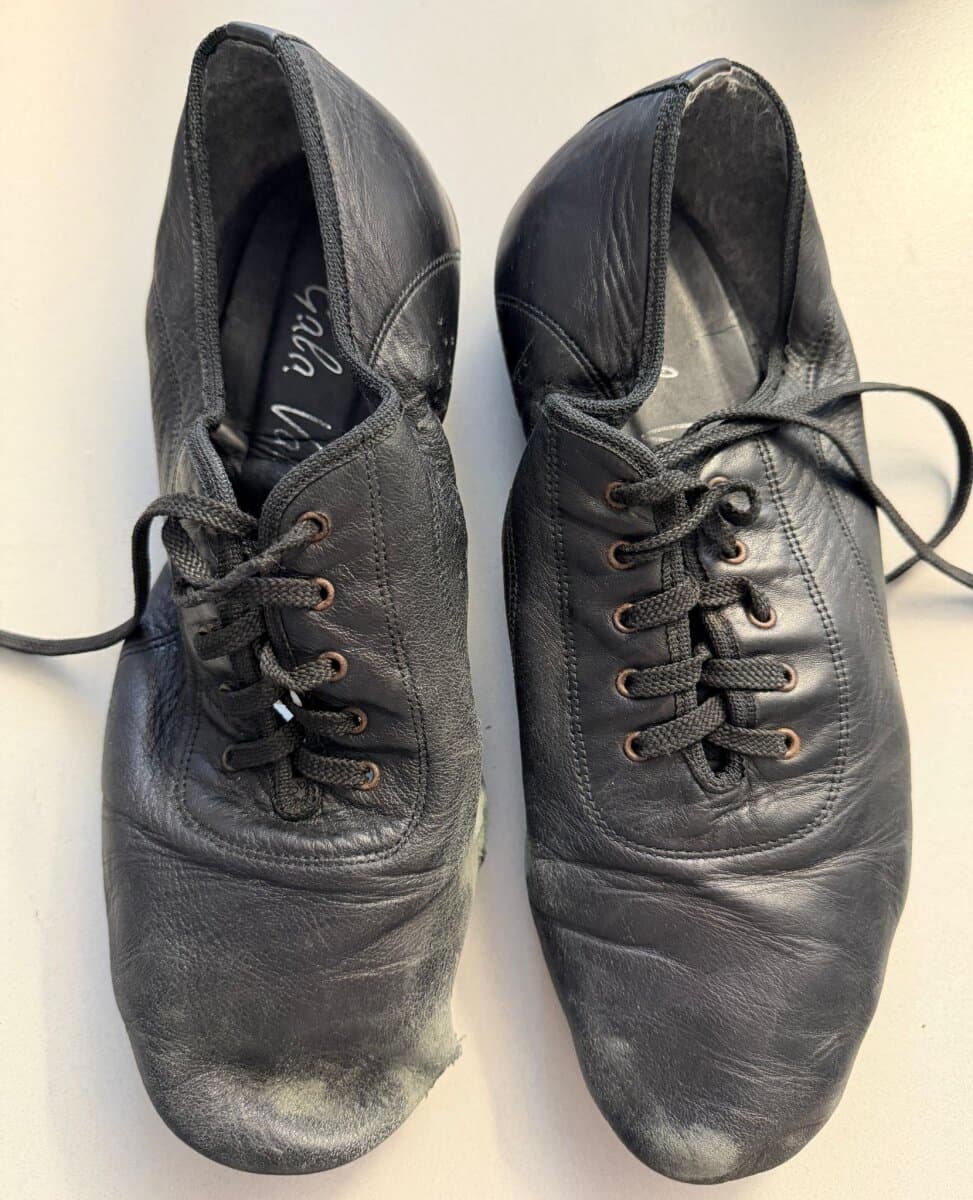 Herren Lateintanzschuhe Leder Schwarz – Cuban Heel / Latin Heel Tanzschuhe für Salsa & Ballroom
