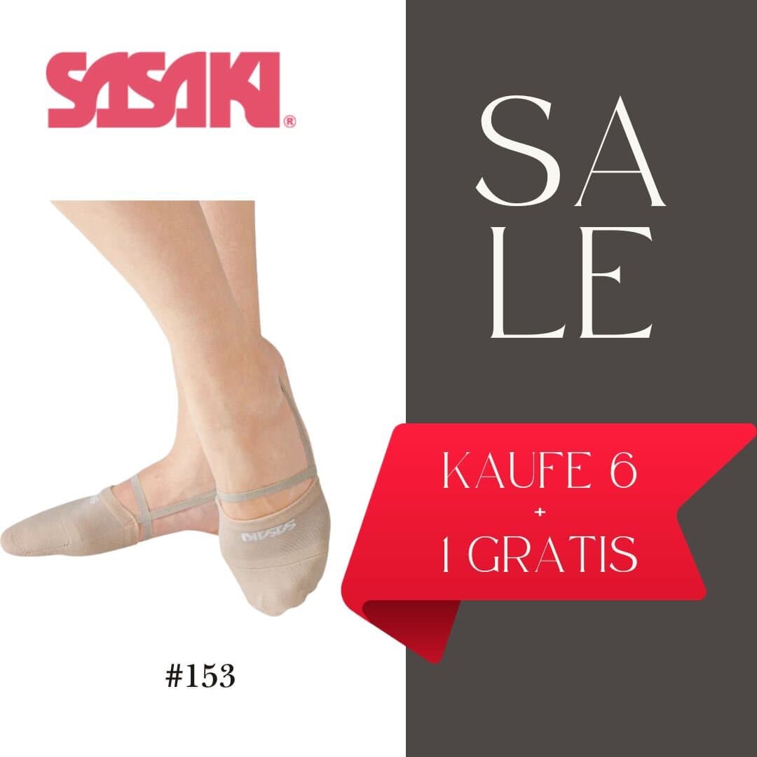 Vorteilspack 6+1 Gratis Sasaki Schläppchen #153 Demi, Trainingssocks