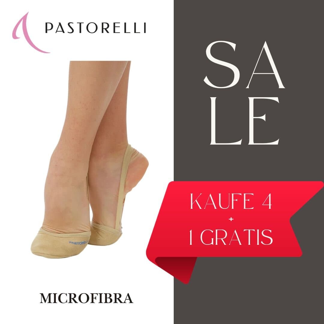 Vorteilspack 4+1 Pastorelli Schläppchen Microfibra