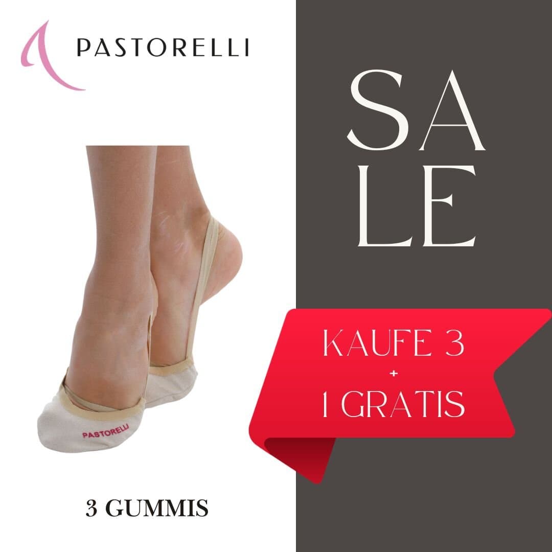 Vorteilspack 3+1 Pastorelli Schläppchen 3 Gummis